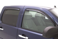 AVS 07-13 Chevy Avalanche Ventvisor In-Channel Front & Rear Window Deflectors 4pc - Smoke - Burkken Auto Parts
