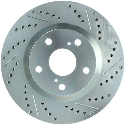 StopTech Select Sport 11-16 Toyota Avalon/ 11-17 Camry SportStop Slotted & Drilled Left Front Rotor - Burkken Auto Parts