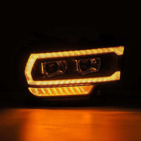 AlphaRex 19-21 Ram 2500 PRO-Series Projector Headlights Plank Style Black w/Activation Light - Burkken Auto Parts