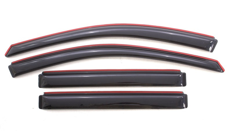 AVS 08-17 Buick Enclave Ventvisor In-Channel Front & Rear Window Deflectors 4pc - Smoke - Burkken Auto Parts