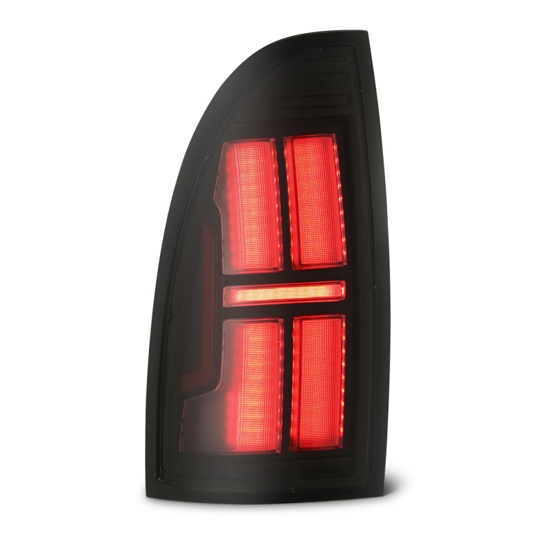 AlphaRex 05-15 Toyota Tacoma NOVA LED Tail Lights - Black - Burkken Auto Parts