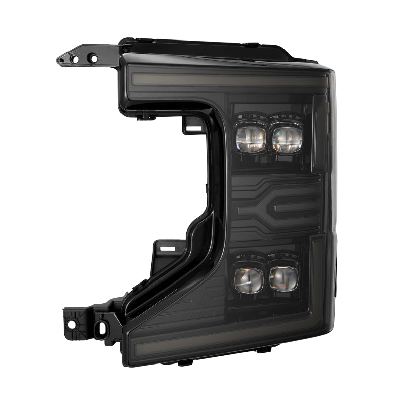 AlphaRex 20-22 Ford F-250/350/450 SD NOVA-Series LED Proj Headlights Alpha-Bk w/Acv Light SS & SBDRL - Burkken Auto Parts