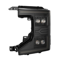 AlphaRex 20-22 Ford F-250/350/450 SD NOVA-Series LED Proj Headlights Alpha-Bk w/Acv Light SS & SBDRL - Burkken Auto Parts
