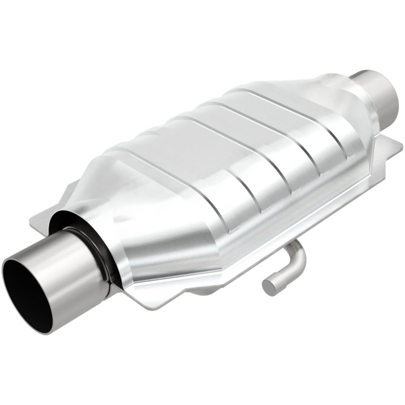MagnaFlow Conv Universal 2.25in Inlet 2.25in Outlet 16in Length 6.375in Width - Burkken Auto Parts