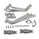 BBK 10-11 Camaro V6 Long Tube Exhaust Headers With Converters - 1-5/8 Chrome - Burkken Auto Parts