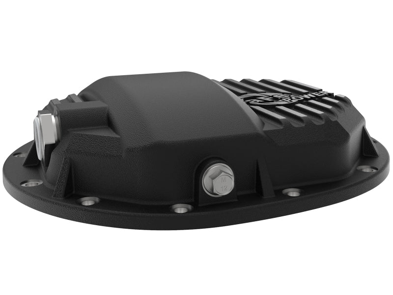aFe Power Pro Series AAM 9.5/9.76 Rear Diff Cover Black w/Mach Fins 14-19 GM Silverado/Sierra 1500 - Burkken Auto Parts