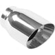 MagnaFlow Tip Stainless Double Wall Round Single Outlet Polished 3.5in DIA 2.5in Inlet 5.5in Length - Burkken Auto Parts
