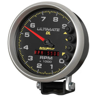 Autometer 5 inch Ultimate DL Playback Tachometer 9000 RPM - Black - Burkken Auto Parts