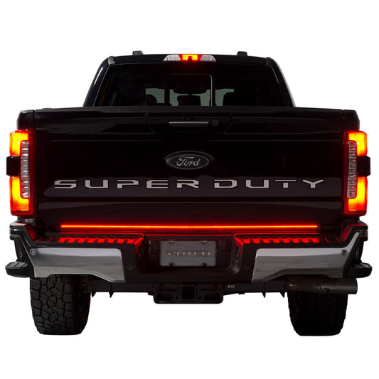 Putco 2024 Ford SuperDuty F-250 60In Direct Fit Red Blade Kit Tailgate Bars w/ LED Taillamps