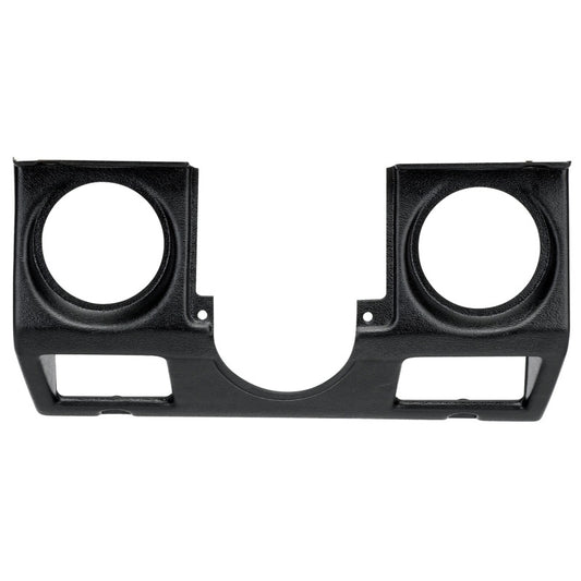 Autometer 87-95 Jeep Wrangler YJ 3-3/8in Tachometer/Speedometer Black Dual Cluster Bezel - Burkken Auto Parts