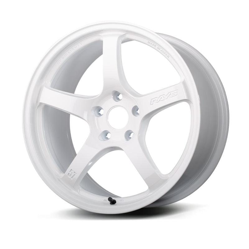 Gram Lights 57CR 18x9.5 +38 5x100 Ceramic White Pearl Wheel - Burkken Auto Parts
