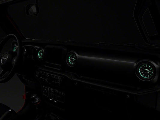 Raxiom 18-23 Jeep Wrangler JL LED Ambient Vent Lighting Kit