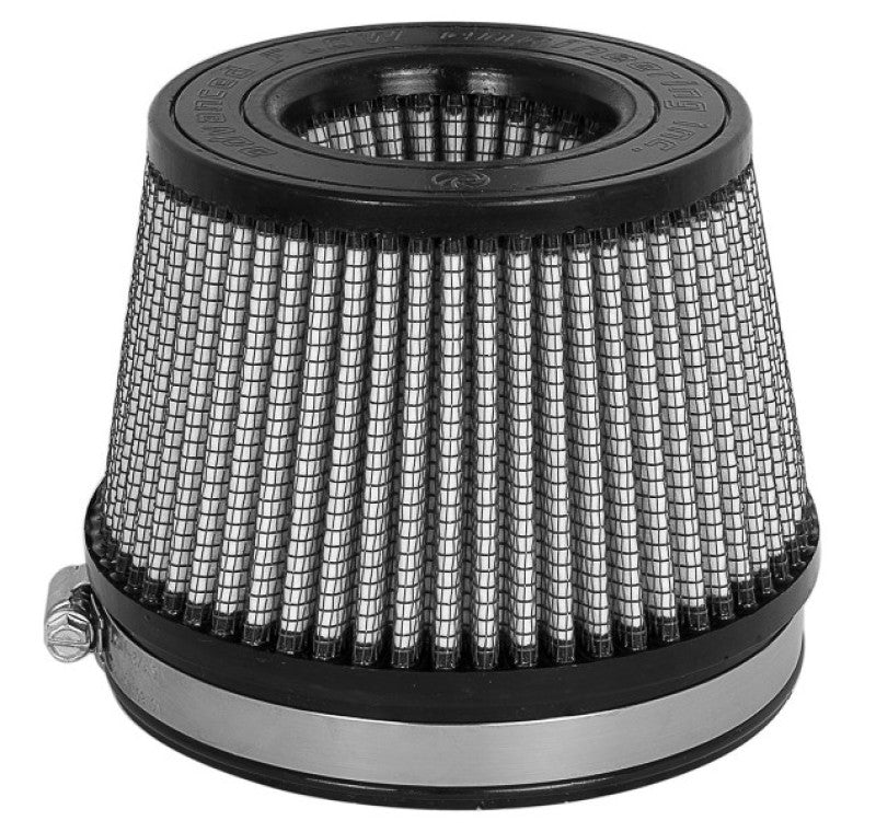 aFe MagnumFLOW Dry S Air Filter 5in. F x 5-3/4in. B x 4-1/2in. T (INV) x 3-1/2in. H - Burkken Auto Parts
