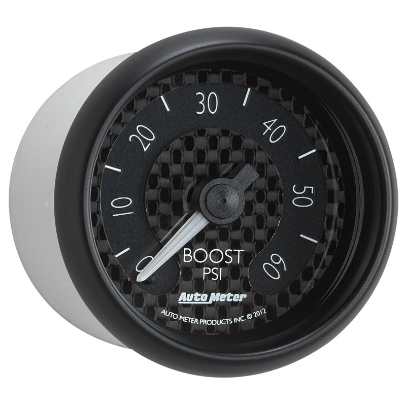 Autometer GT Series 52mm Mechanical 0-60 psi Boost Gauge - Burkken Auto Parts