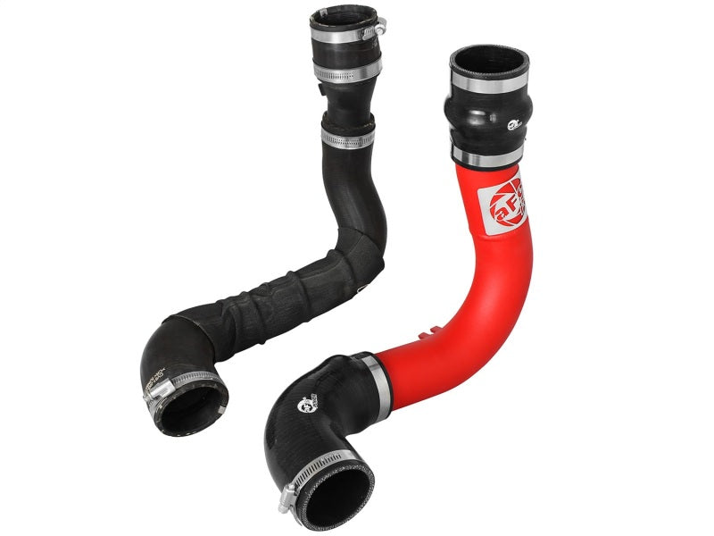aFe BladeRunner 2.5in Red Intercooler Tube Cold Side 12-16 Ford Focus ST 2.0L (t) - Burkken Auto Parts