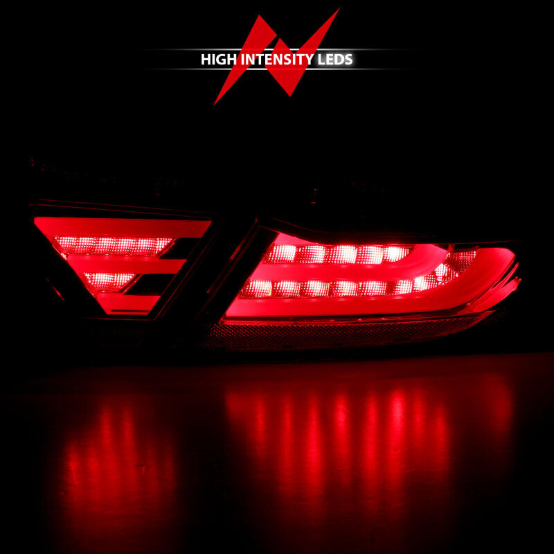 ANZO 2015-2016 Toyota Camry LED Taillights Smoke - Burkken Auto Parts