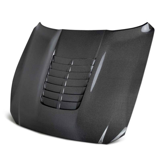 Anderson Composites 15-20 Ford Mustang Shelby GT350/GT350R Type GT5 Double Sided Carbon Fiber Hood - Burkken Auto Parts