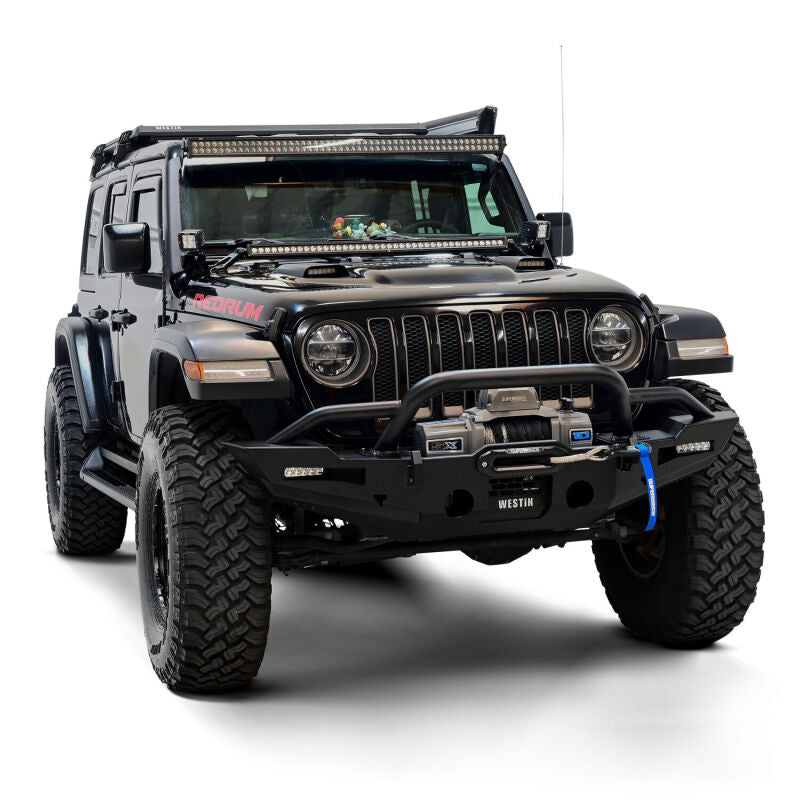 Westin 20-25 Jeep Gladiator / 18-25 Wrangler JL XTS Front Bumper - Tex. Blk - Burkken Auto Parts