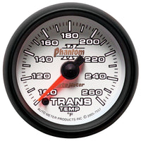 Autometer Phantom II 52mm Full Sweep Electronic 100-260 Deg F Transmission Temperature Gauge - Burkken Auto Parts