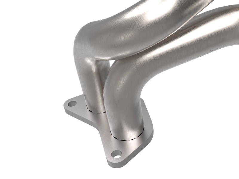 aFe Twisted Steel 304 Stainless Steel Header w/ Cat 13-19 Subaru Outback H4-2.4L - Burkken Auto Parts