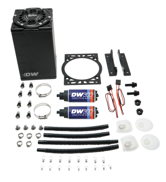 DeatschWerks 3.0L Staged Surge Tank w/ DW300 Fuel Pumps