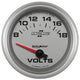 Autometer Ultra-Lite II 2-5/8in 18V Electric Voltmeter Gauge - Burkken Auto Parts