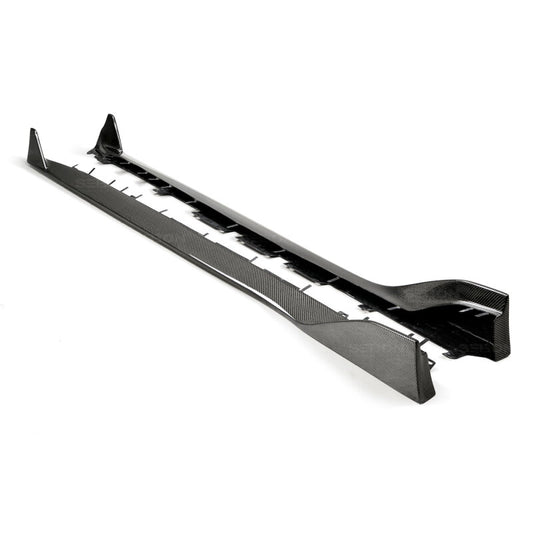 Seibon 2020 Toyota GR Supra MB-Style Carbon Fiber Side Skirt - Burkken Auto Parts