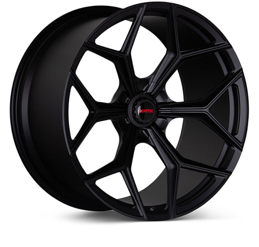 Vossen x Novitec NL4-5L 21x13in - 5x120 BP - ET57 - Satin Black Lamborghini Aventador Rear Wheel