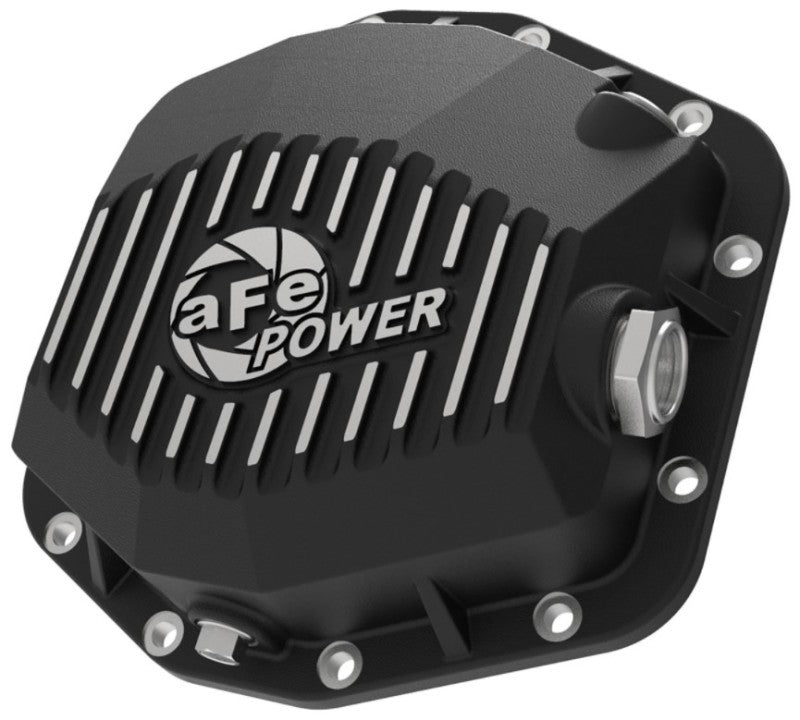 aFe POWER 2021 Ford Bronco w/ Dana M220 Differential Cover Black Street Series w/ Machined Fins - Burkken Auto Parts