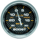 Autometer Carbon Fiber II 66.7mm Mechanical Vacuum / Boost Gauge 30 In. HG/20 PSI - Burkken Auto Parts