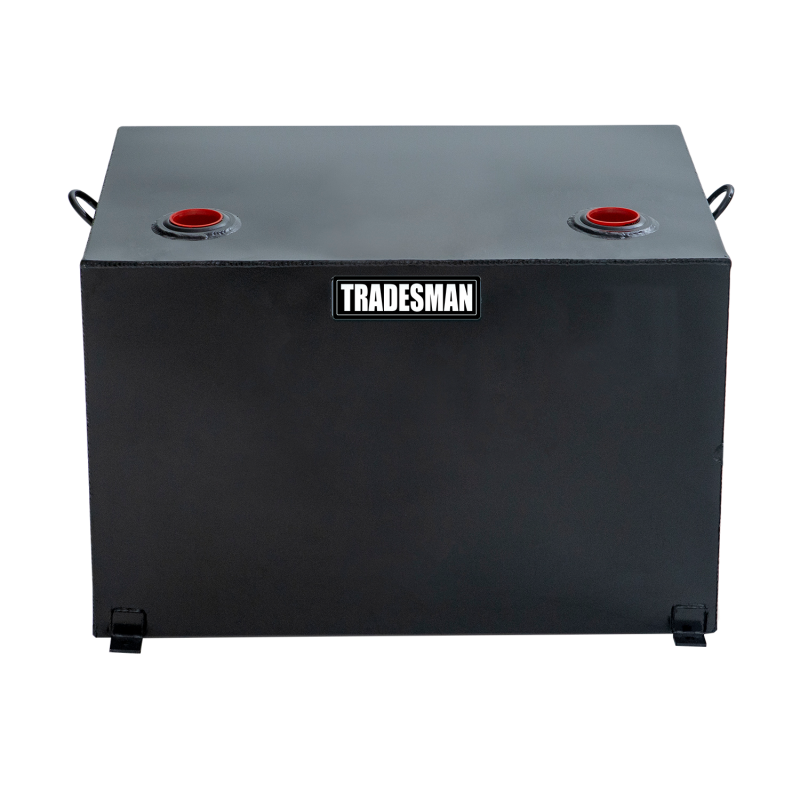 Tradesman Steel Rectangular Liquid Storage Tank - Black - Burkken Auto Parts