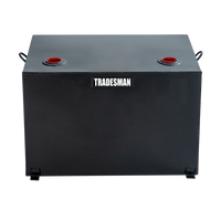 Tradesman Steel Rectangular Liquid Storage Tank - Black - Burkken Auto Parts