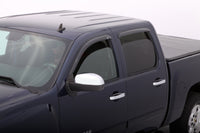 AVS 22-23 Toyota Tundra Outside Mount Window Deflectors 4pc - Smoke - Burkken Auto Parts