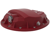 aFe Pro Series GMCH 9.5 Rear Diff Cover Red w/ Machined Fins 19-20 GM Silverado/Sierra 1500 - Burkken Auto Parts
