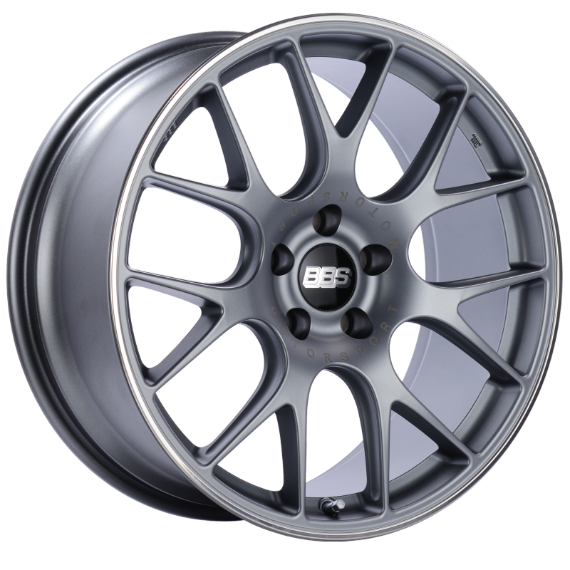 BBS CH-R 20x9 5x120 ET29 Satin Titanium Polished Rim Protector Wheel -82mm PFS/Clip Required - Burkken Auto Parts