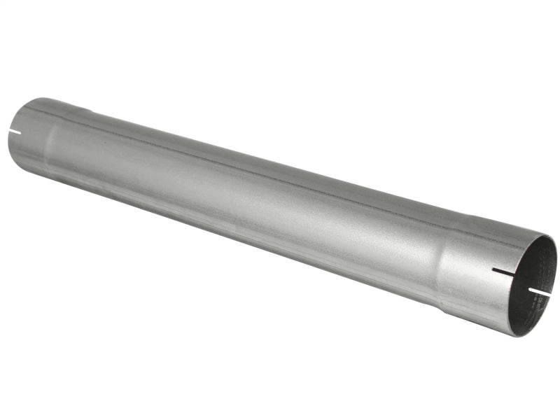 aFe MACHForce XP Exhausts Muffler Delete Aluminized 4 ID In/Out 8 Dia - Burkken Auto Parts