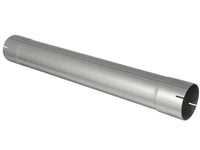 aFe MACHForce XP Exhausts Muffler Delete Aluminized 4 ID In/Out 8 Dia - Burkken Auto Parts