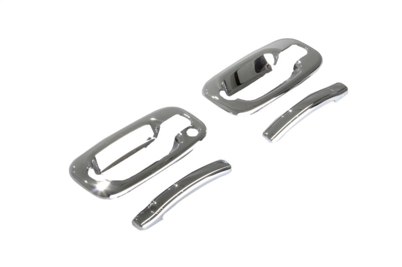 AVS 99-06 Chevy Tahoe (w/o Passenger Keyhole) Door Handle Covers (4 Door) 8pc Set - Chrome - Burkken Auto Parts