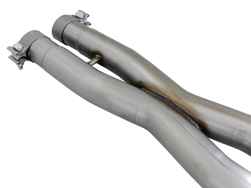 aFe MACH Force-Xp 2-1/2in 304 SS Cat-Back Exhaust 15-19 Dodge Challenger V6-3.6L - Raw Tip - Burkken Auto Parts