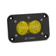 Baja Designs S2 Pro Wide Cornering Pattern Flush Mount LED Light - Amber - Burkken Auto Parts