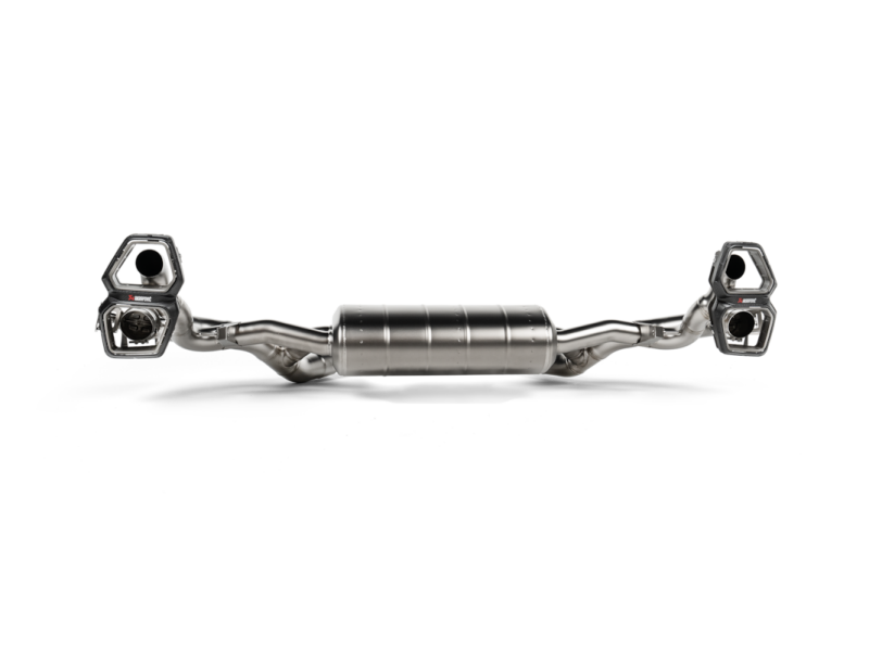 Akrapovic 23-24 BMW XM (G09) TwinPower Turbo V8 Hybrid Slip-On Race Line (Titanium) w/ Carbon Tips - Burkken Auto Parts