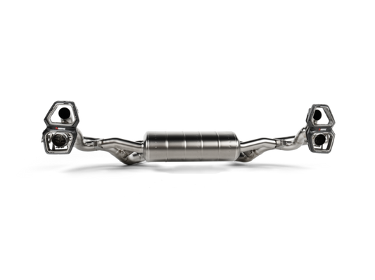 Akrapovic 23-24 BMW XM (G09) TwinPower Turbo V8 Hybrid Slip-On Race Line (Titanium) w/ Carbon Tips - Burkken Auto Parts