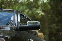 AVS 2019 RAM 1500 Crew Cab Ventvisor Outside Mount Front & Rear Window Deflectors 4pc - Chrome - Burkken Auto Parts