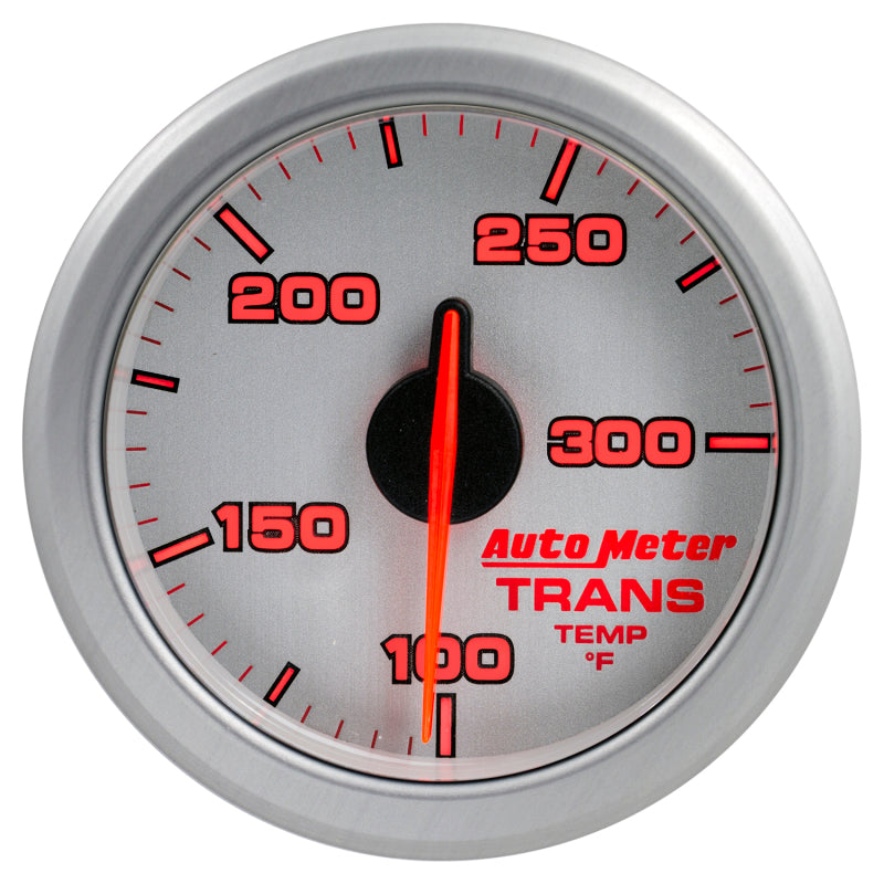 Autometer Airdrive 2-1/6in Trans Temperature Gauge 100-300 Degrees F - Silver - Burkken Auto Parts