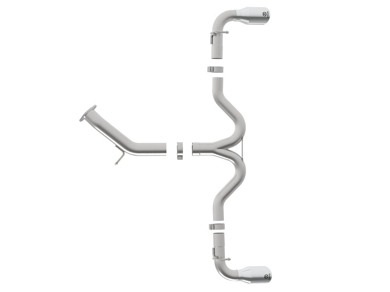 aFe Takeda 3in-2.5in SS Axle-Back Exhaust w/Polished Tips 2018 Hyundai Elantra GT Sport I4-1.6L(t) - Burkken Auto Parts