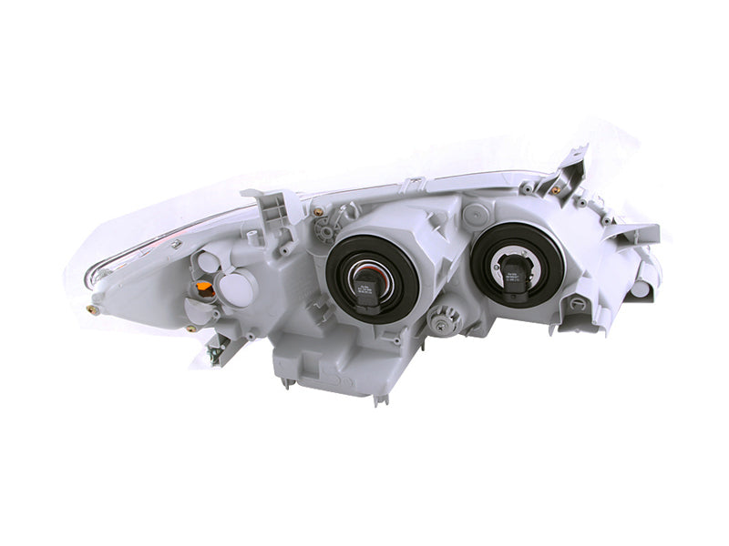 ANZO 2007-2009 Toyota Camry Projector Headlights w/ Halo Chrome - Burkken Auto Parts