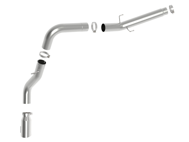 aFe 19-22 Ram Diesel Trucks L6-6.7L(td) Large Bore-HD 5in 409SS DPF-Back Exhaust System w/Pol Tip - Burkken Auto Parts