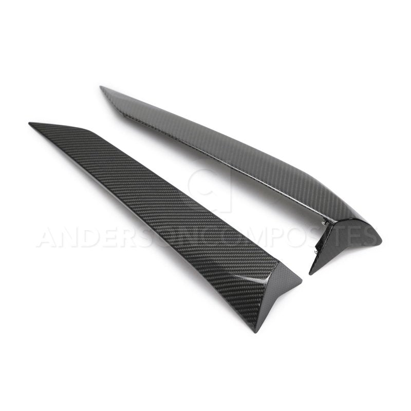 Anderson Composites 20-21 Chevrolet Corvette C8 Stingray Carbon Fiber Door Handle Cover - Burkken Auto Parts