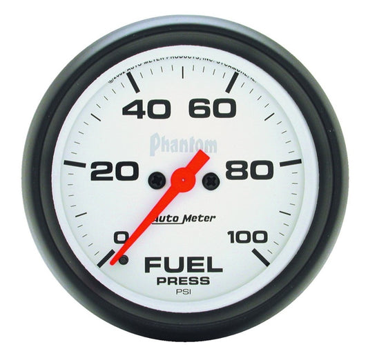 Autometer Phantom 2-5/8in 0-100 PSI Fuel Pressure Gauge - Burkken Auto Parts