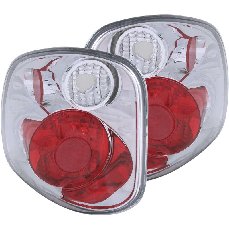 ANZO 2001-2003 Ford F-150 Taillights Chrome - Burkken Auto Parts
